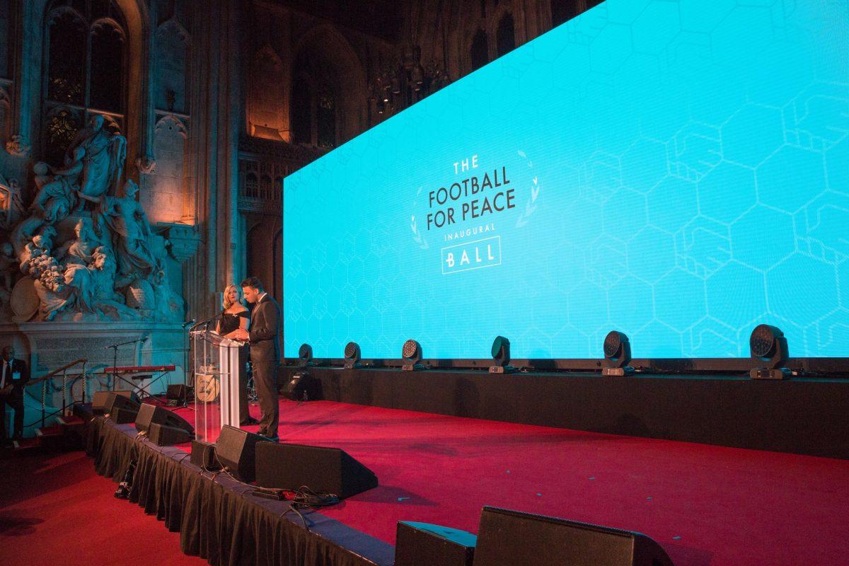 Football For Peace Ball — event production by Kudos AV