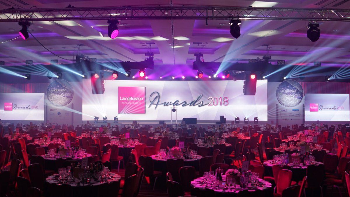 LaingBuisson Awards — event production by Kudos AV