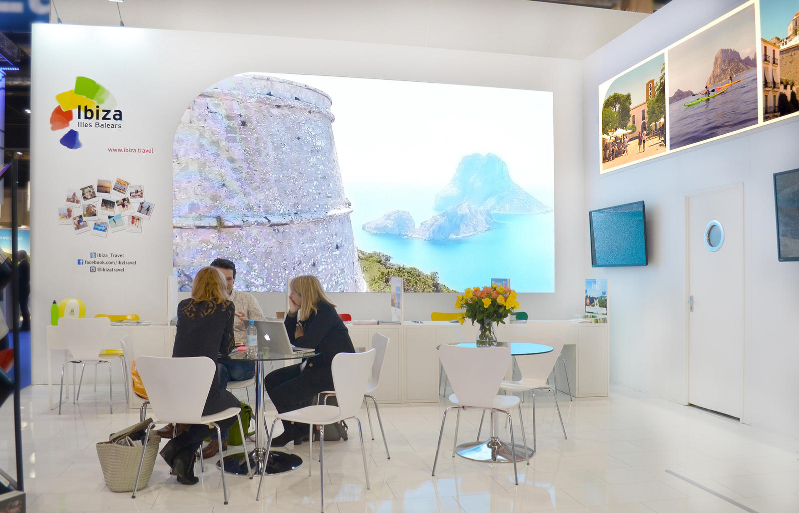 Exhibition stand AV and lighting by Kudos AV