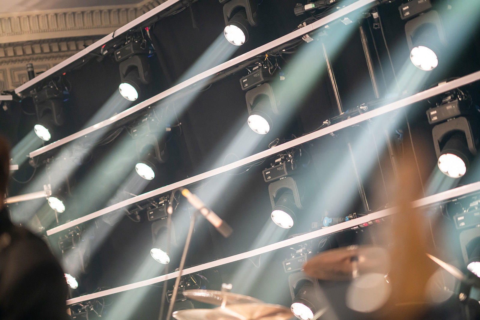 Event lighting design at The Dorchester — moving heads and atmospheric wash by Kudos AV