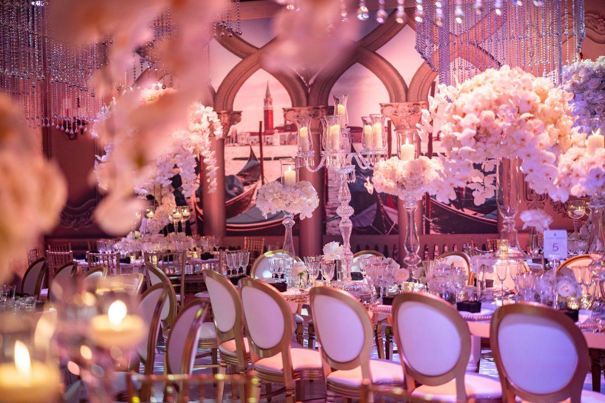 Italian Palazzo Wedding at Claridge's — event production by Kudos AV