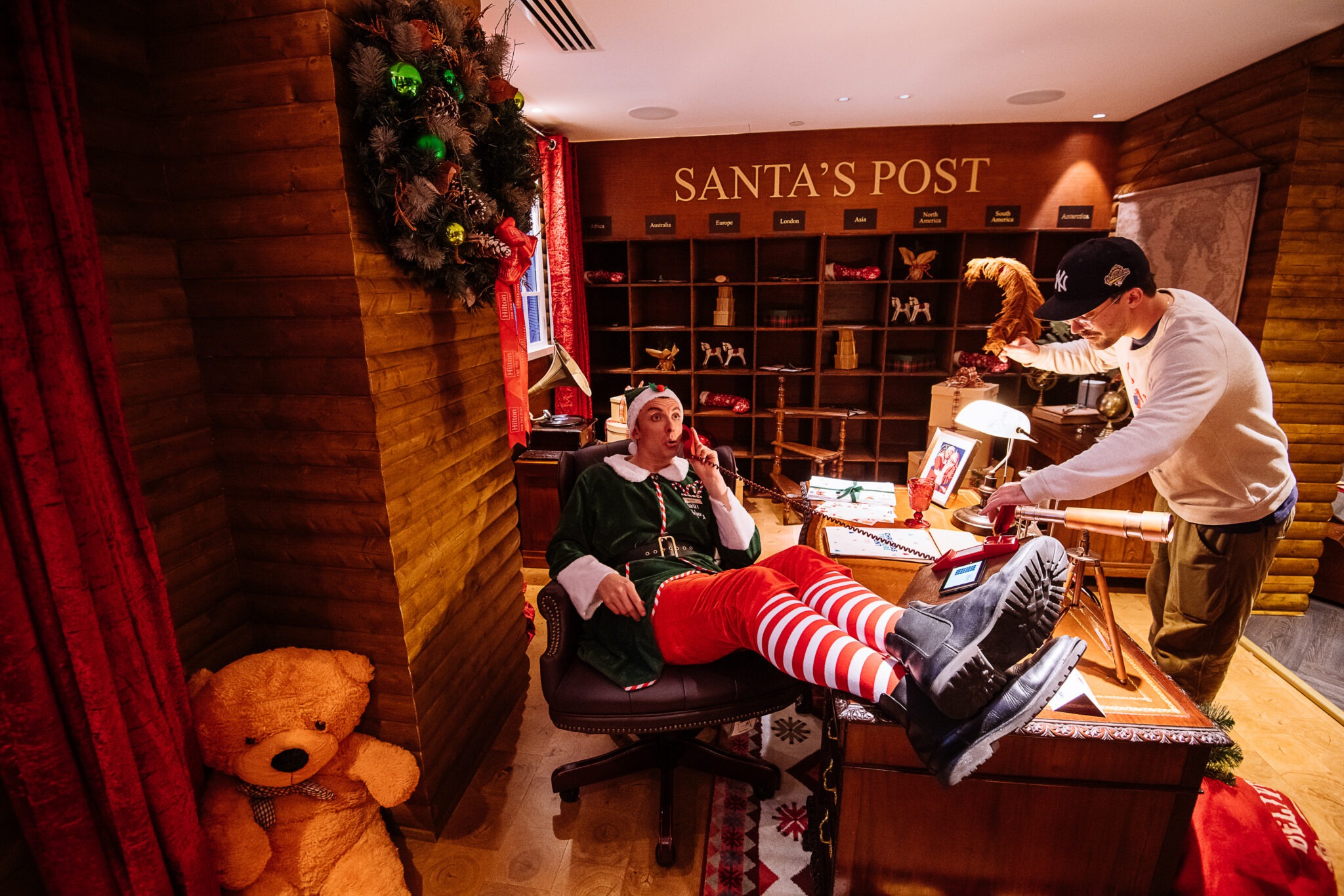 Hilton London Metropole: Santa's Grotto Immersive Festive Activation — Kudos AV event production, photo 8