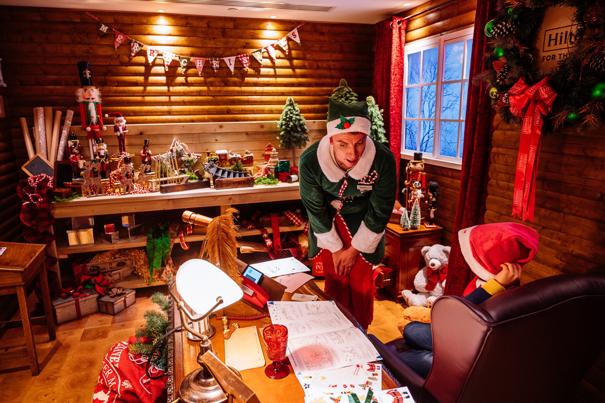 Hilton London Metropole: Santa's Grotto Immersive Festive Activation — Kudos AV event production, photo 6