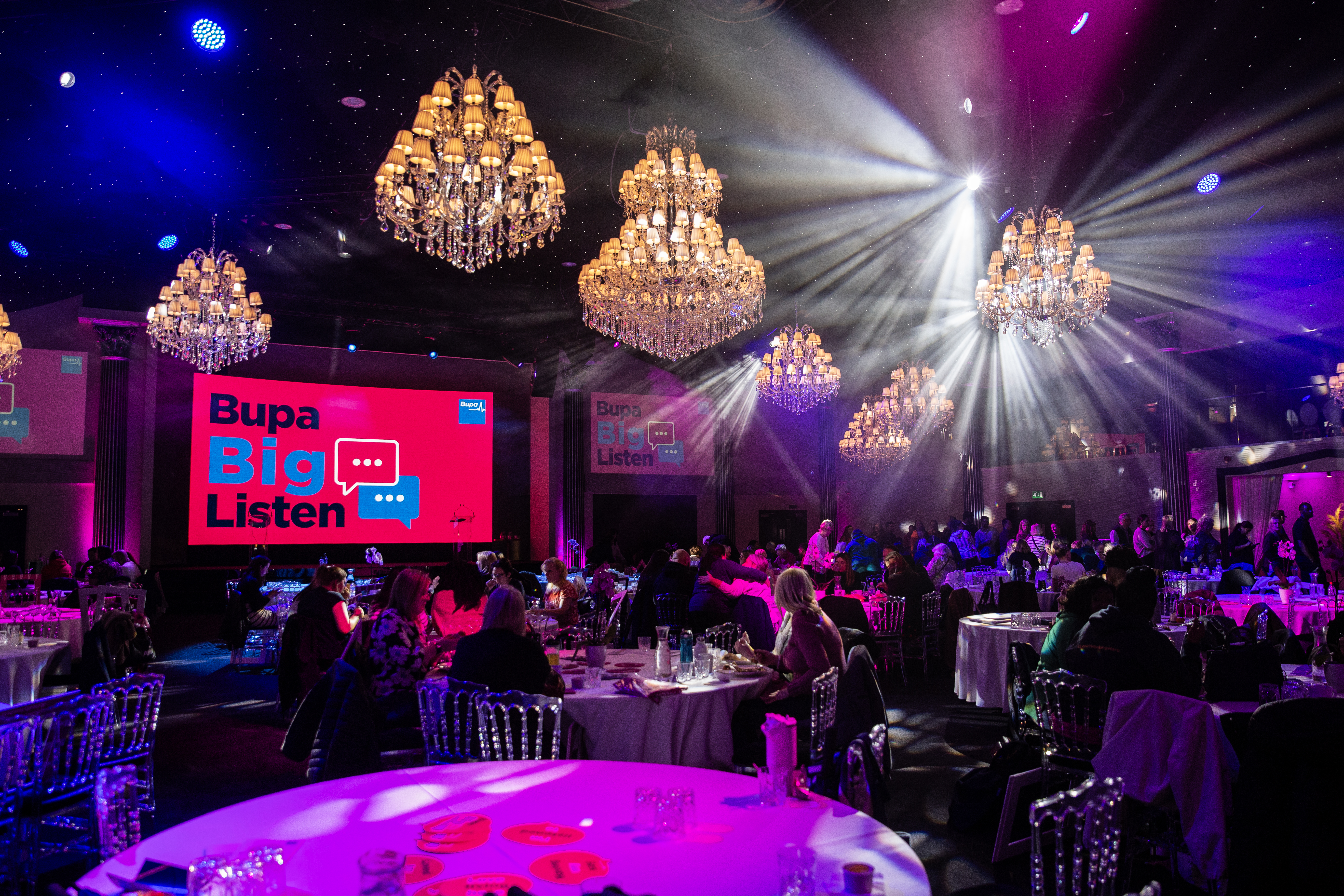 The Bupa Big Listen — Kudos AV event production, photo 2