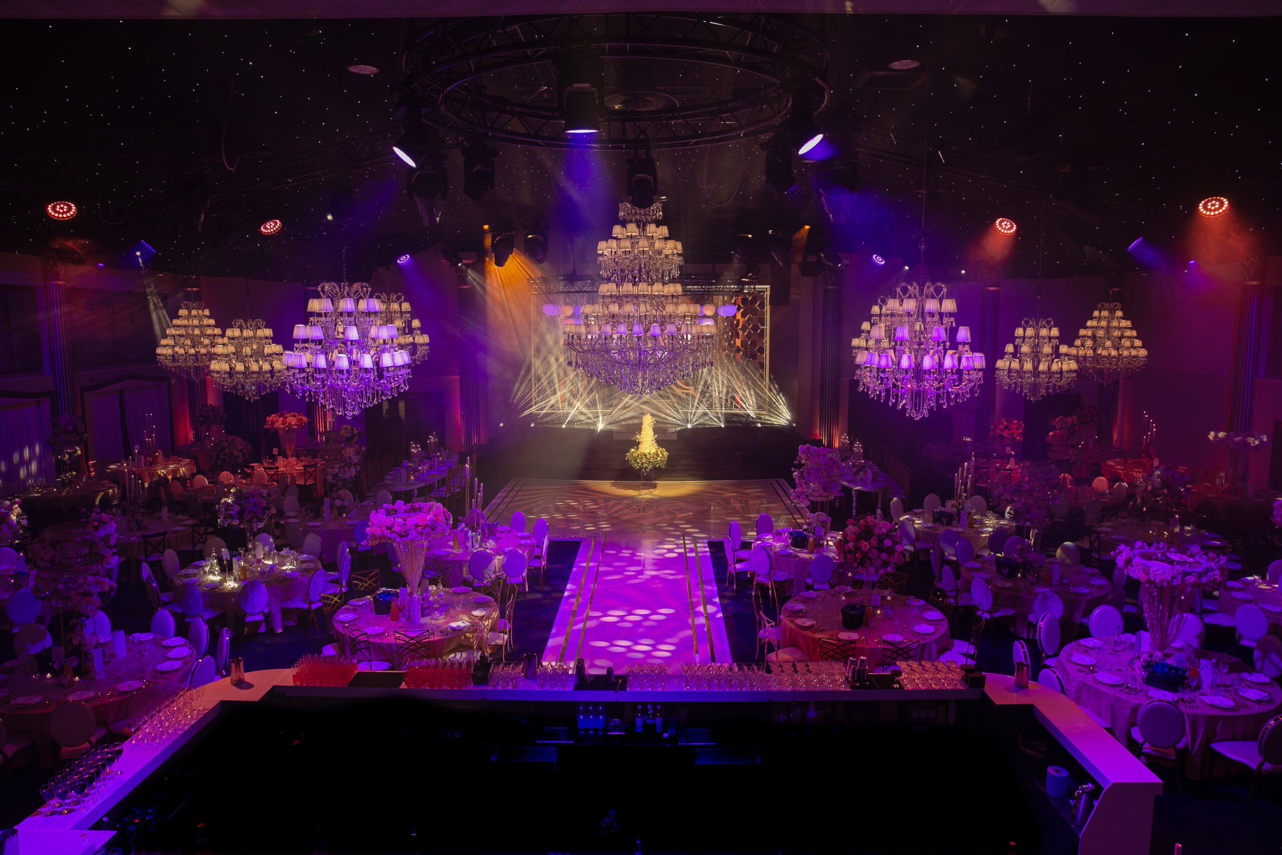 Roop & Vick: Private Wedding at Dallas Burston Polo Club — event production by Kudos AV