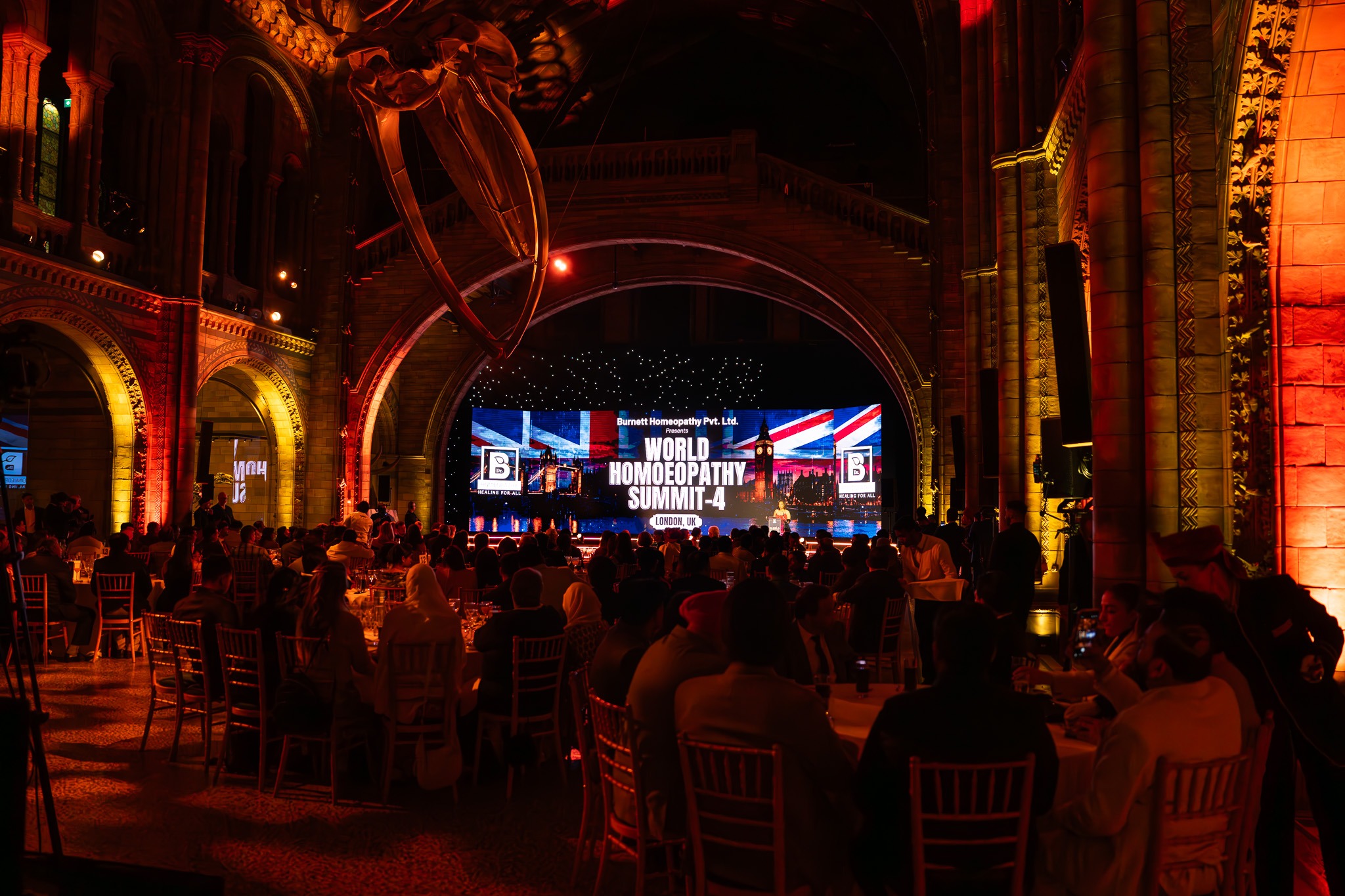 World Homoeopathy Summit 4.0 at the Natural History Museum London — Kudos AV event production, photo 1