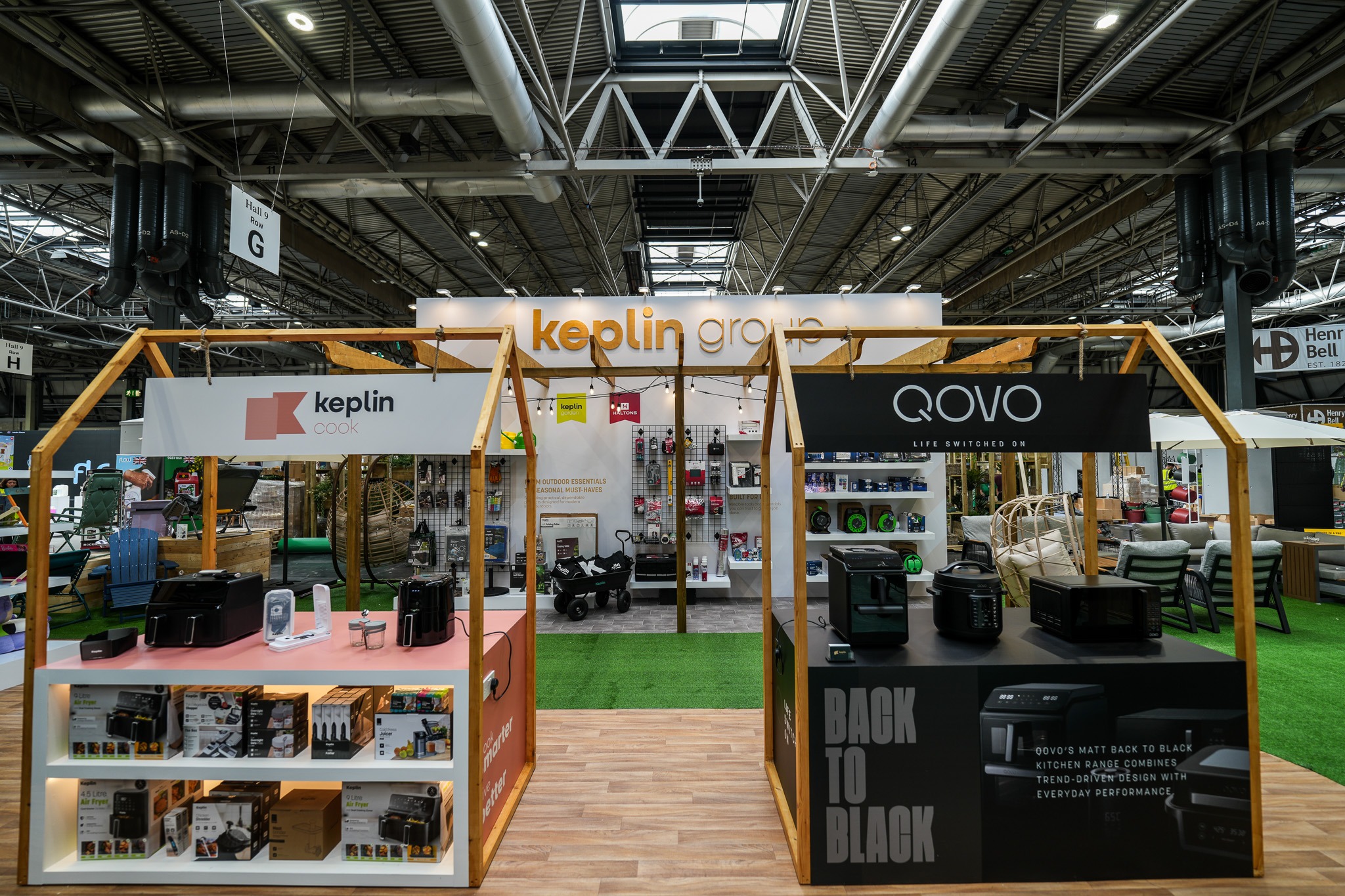 Exhibition Stand at Glee Birmingham: Keplin Group — event production by Kudos AV