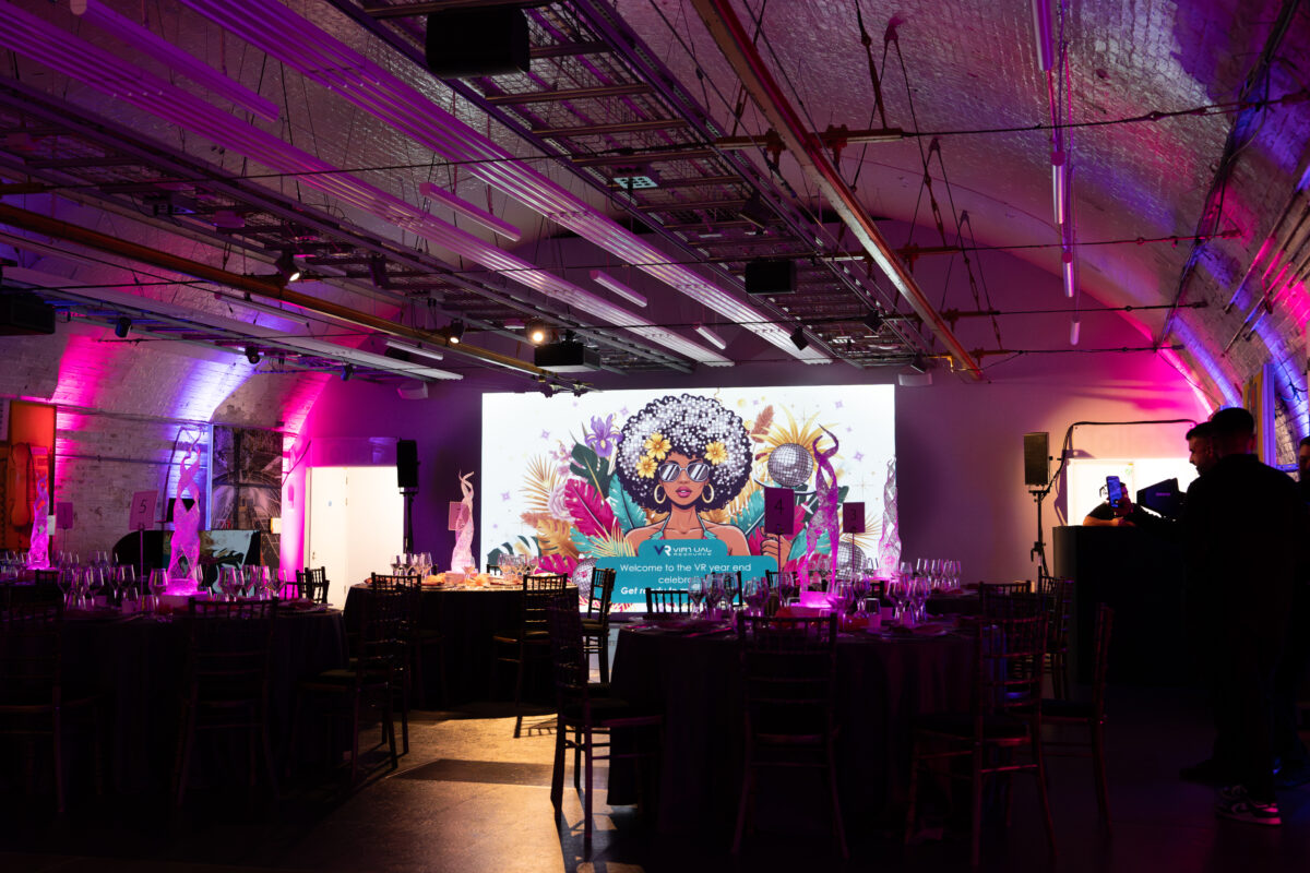 The Postal Museum — event production by Kudos AV