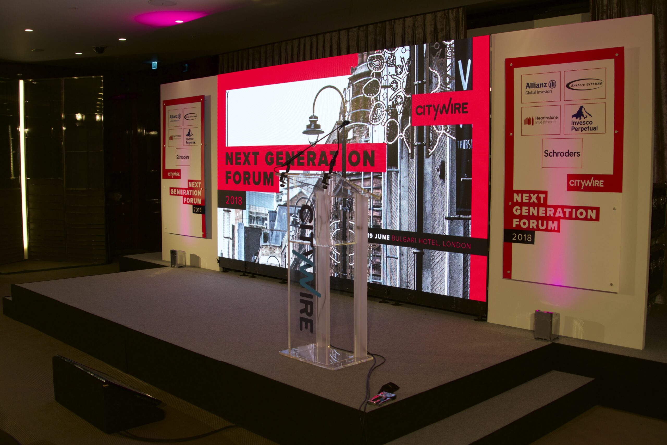 Citywire conference AV production by Kudos AV 4