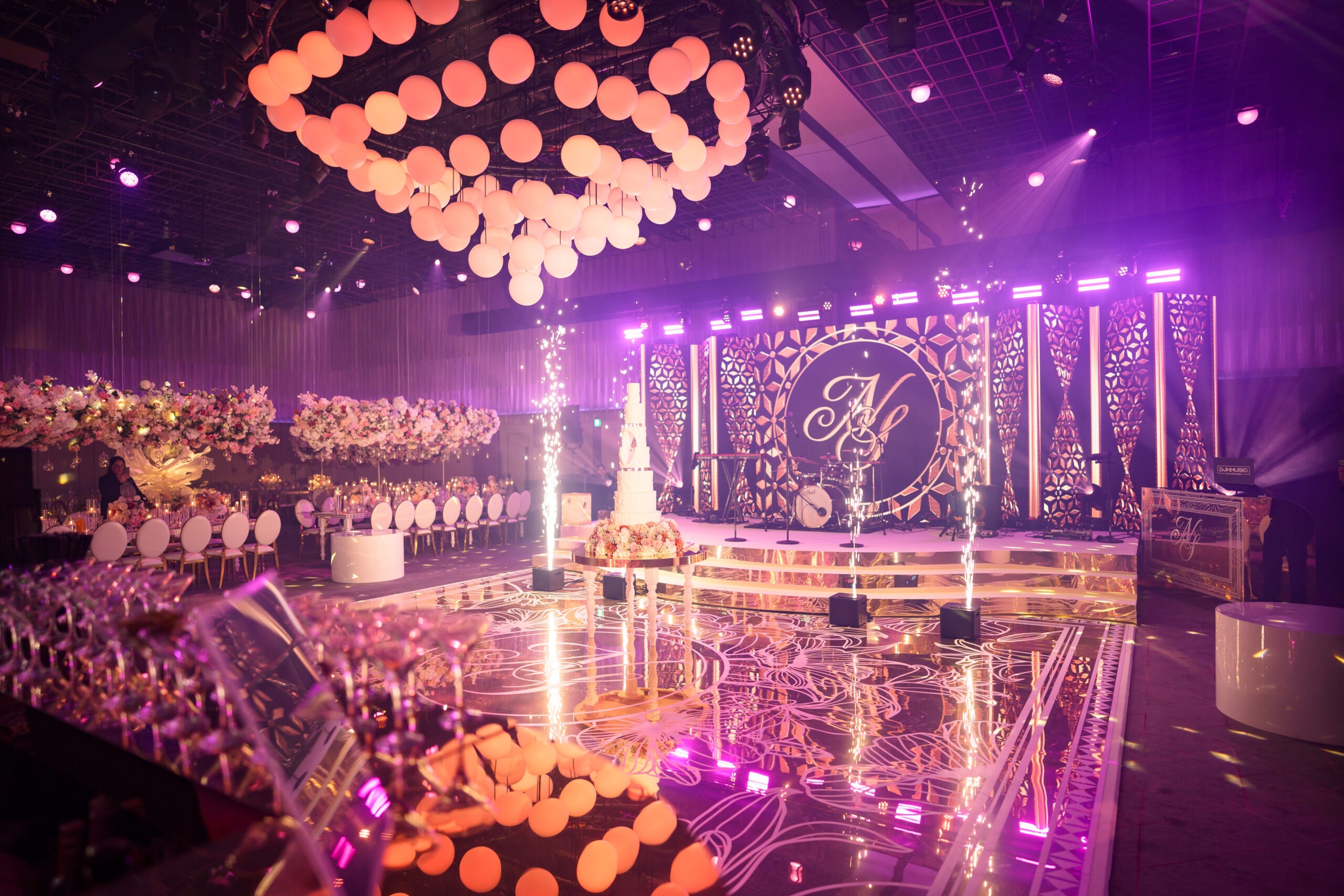 Wedding Reception at The Londoner Hotel, London — event production by Kudos AV