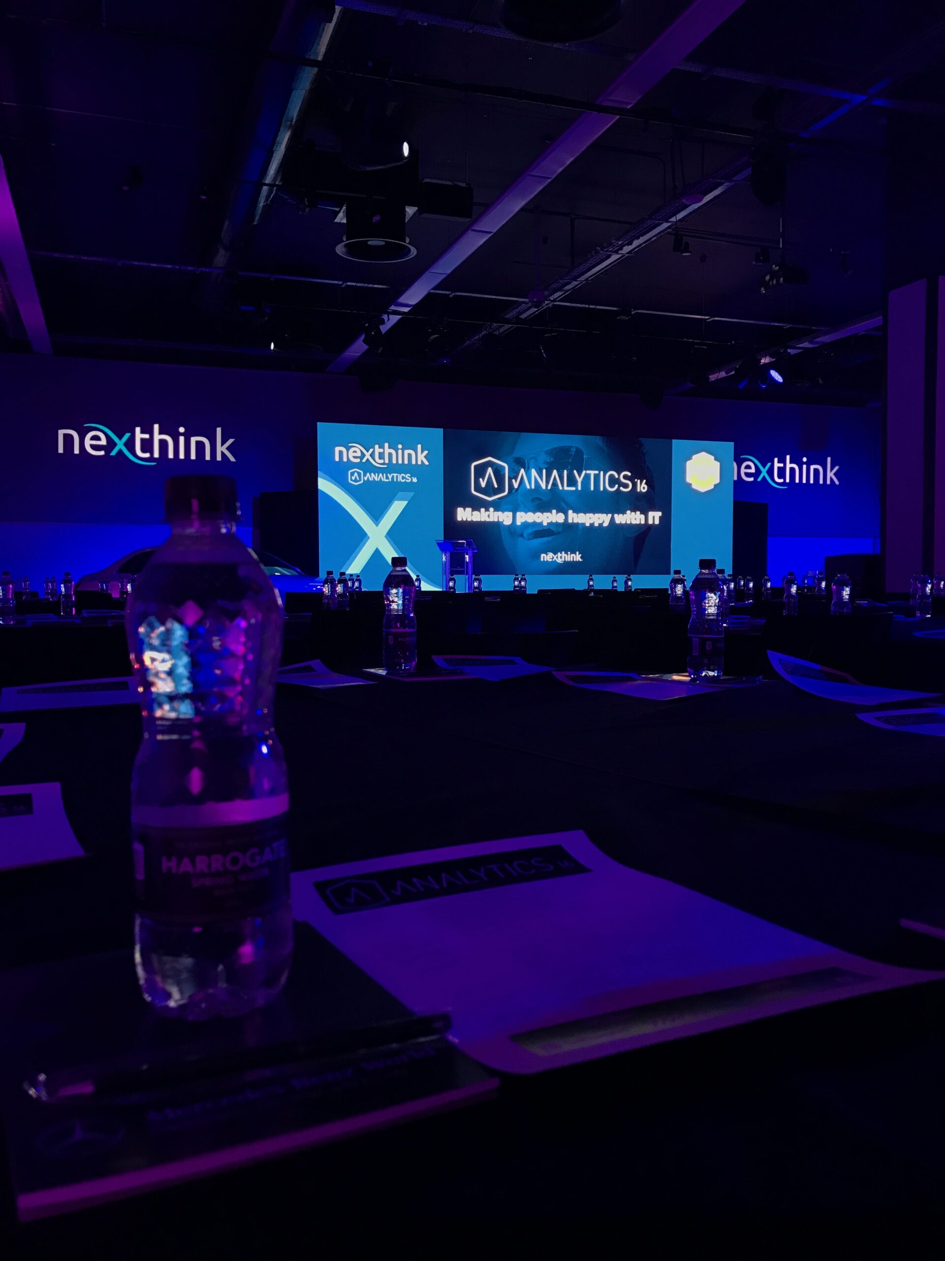 Nexthink: Full technical production for Nexthink's corporate conference in London — stage, LED, lighting and live event management for a polished professional audience. — Kudos AV event production, photo 2