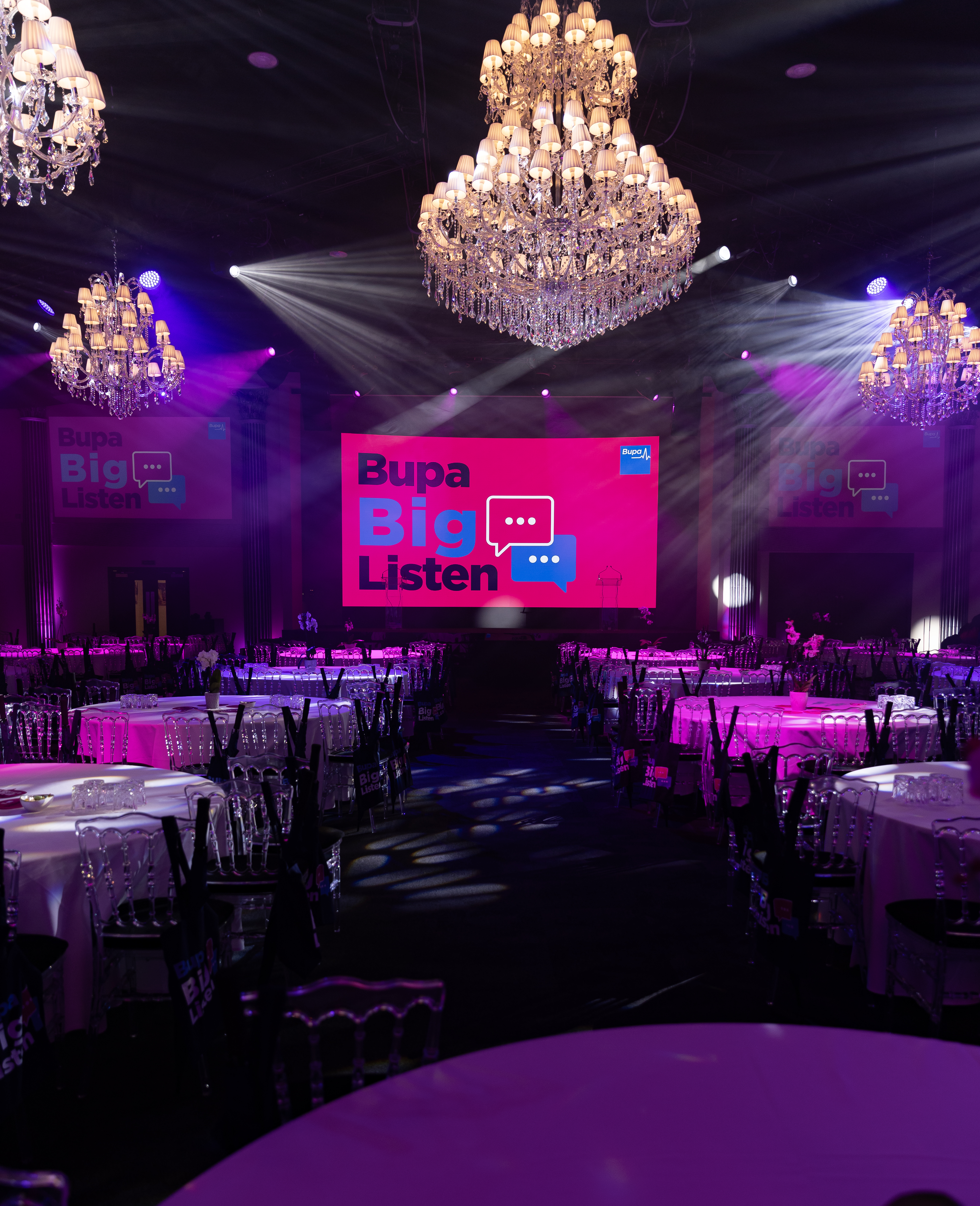 The Bupa Big Listen — Kudos AV event production, photo 1