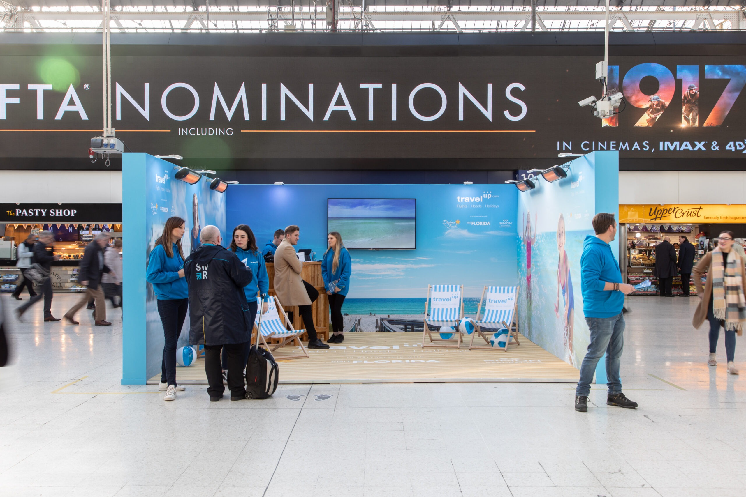 Travel Up, Florida Beach Pop-Up at London Waterloo