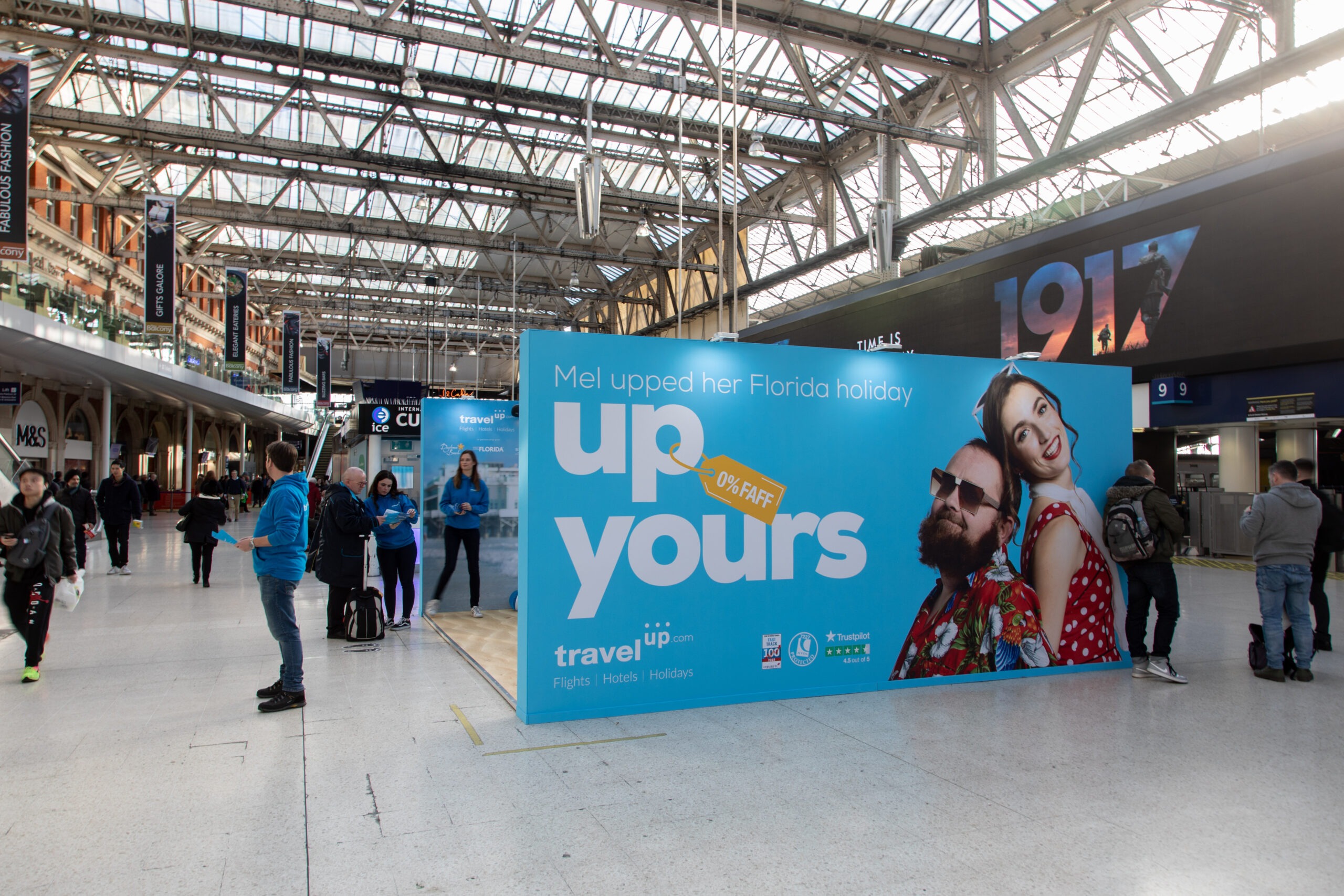 Travel Up, Florida Beach Pop-Up at London Waterloo