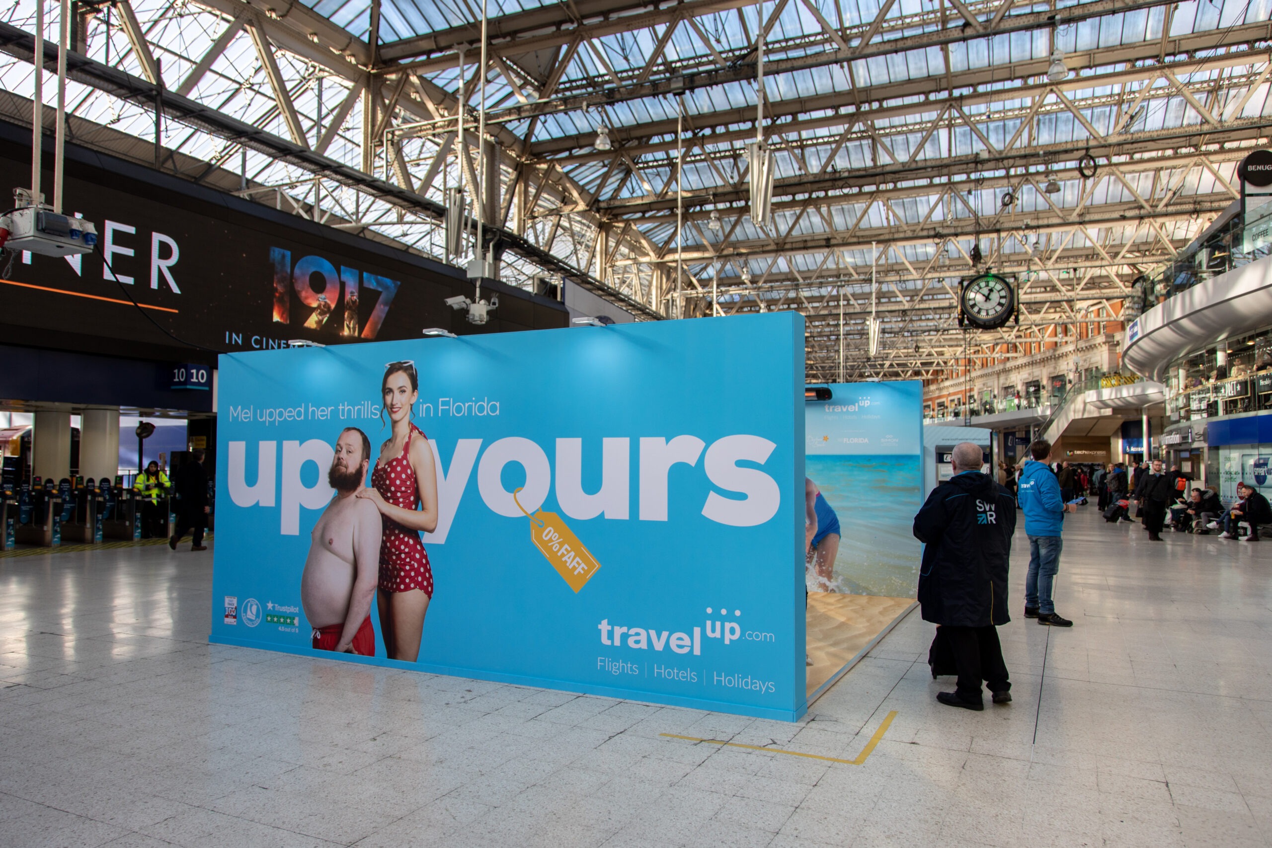 Travel Up, Florida Beach Pop-Up at London Waterloo