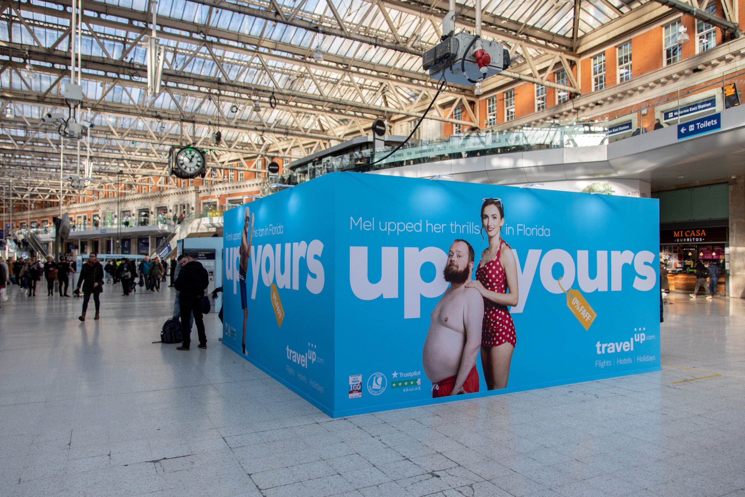 Travel Up, Florida Beach Pop-Up at London Waterloo