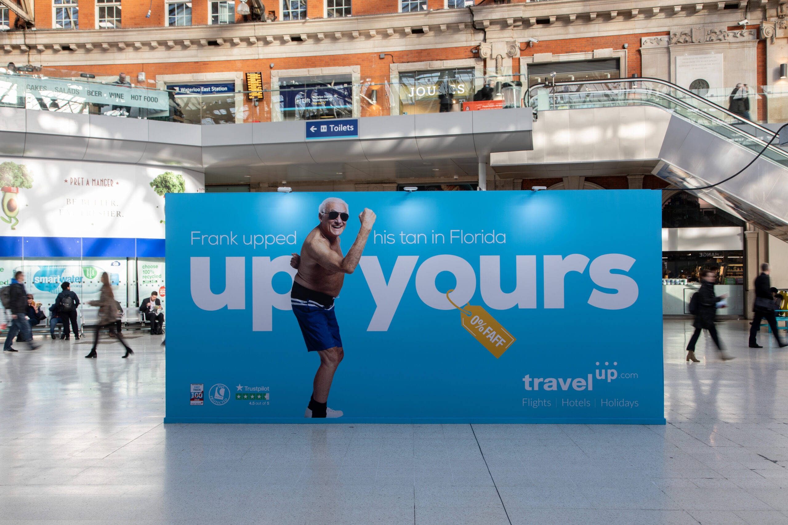 Travel Up, Florida Beach Pop-Up at London Waterloo