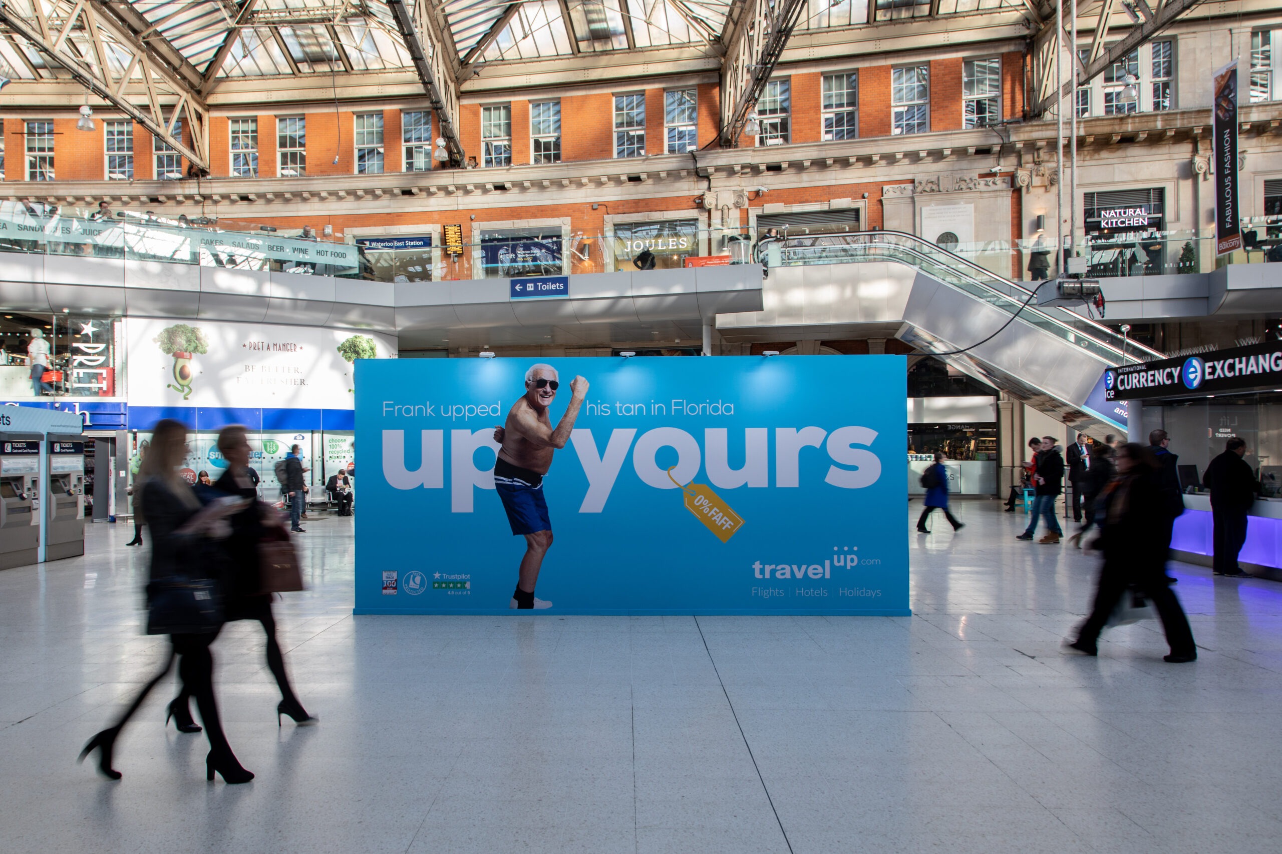 Travel Up, Florida Beach Pop-Up at London Waterloo