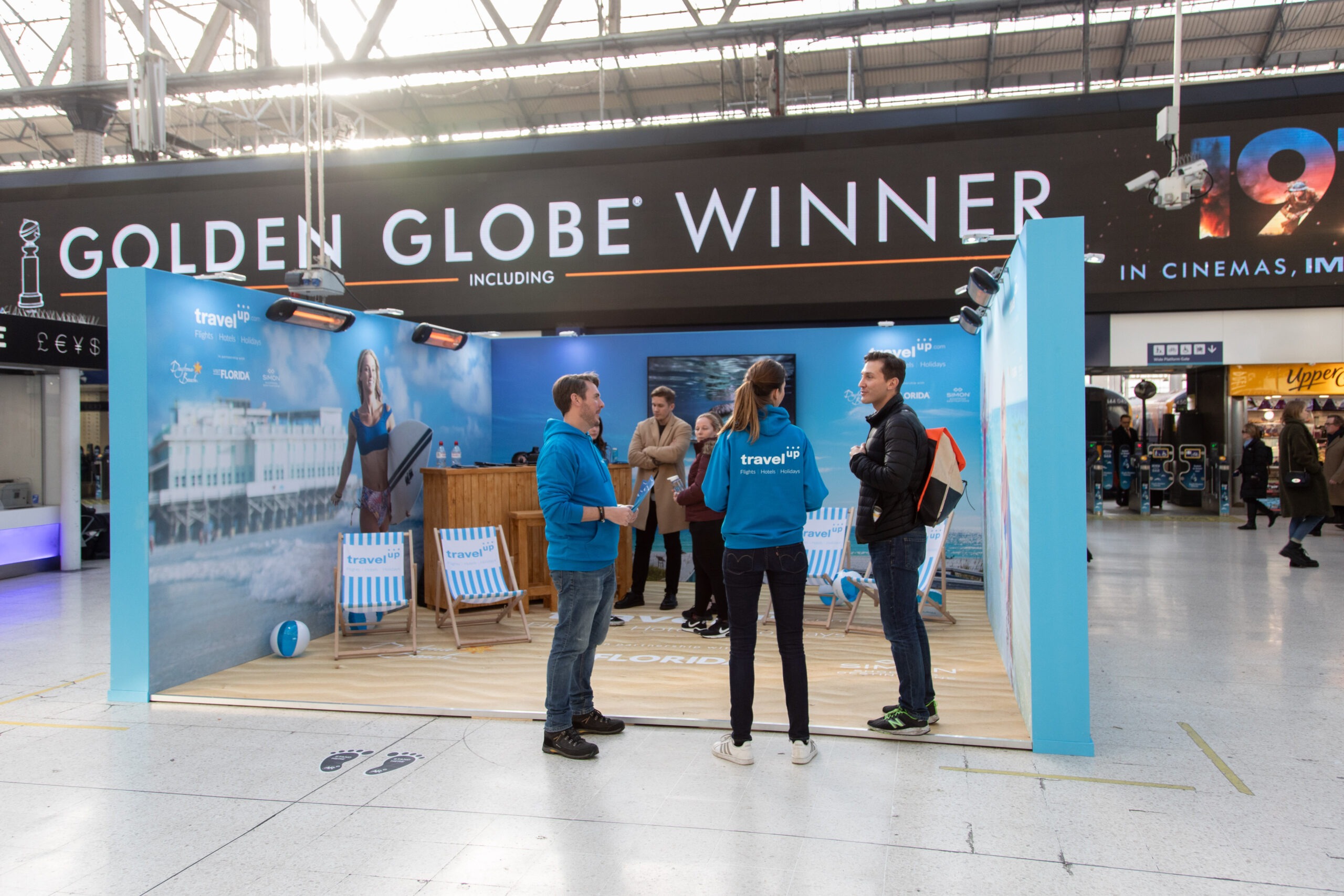Travel Up, Florida Beach Pop-Up at London Waterloo