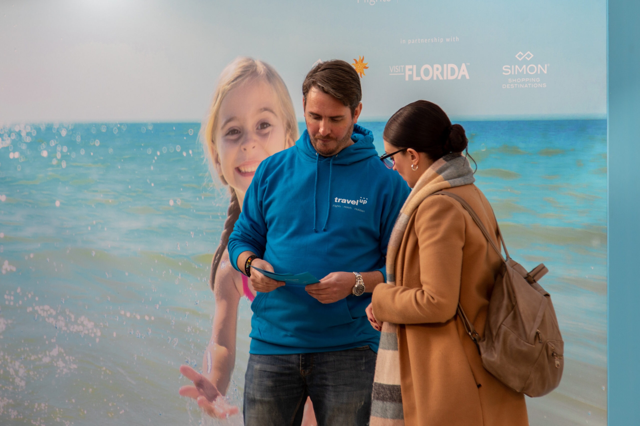 Travel Up, Florida Beach Pop-Up at London Waterloo