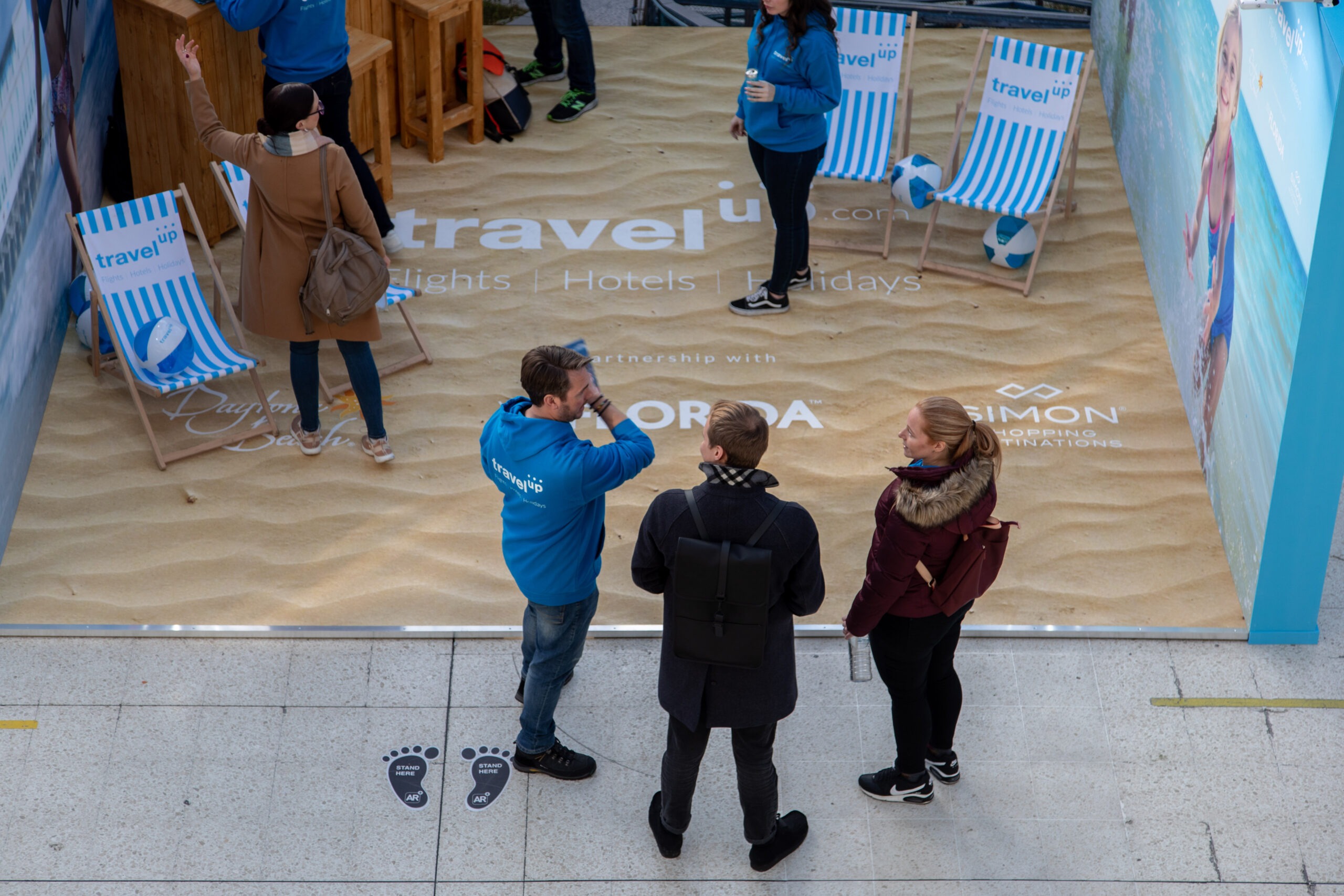 Travel Up, Florida Beach Pop-Up at London Waterloo