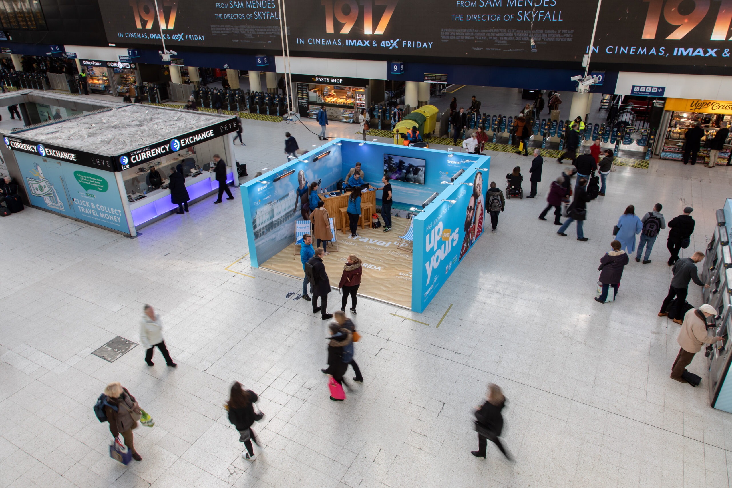 Travel Up, Florida Beach Pop-Up at London Waterloo