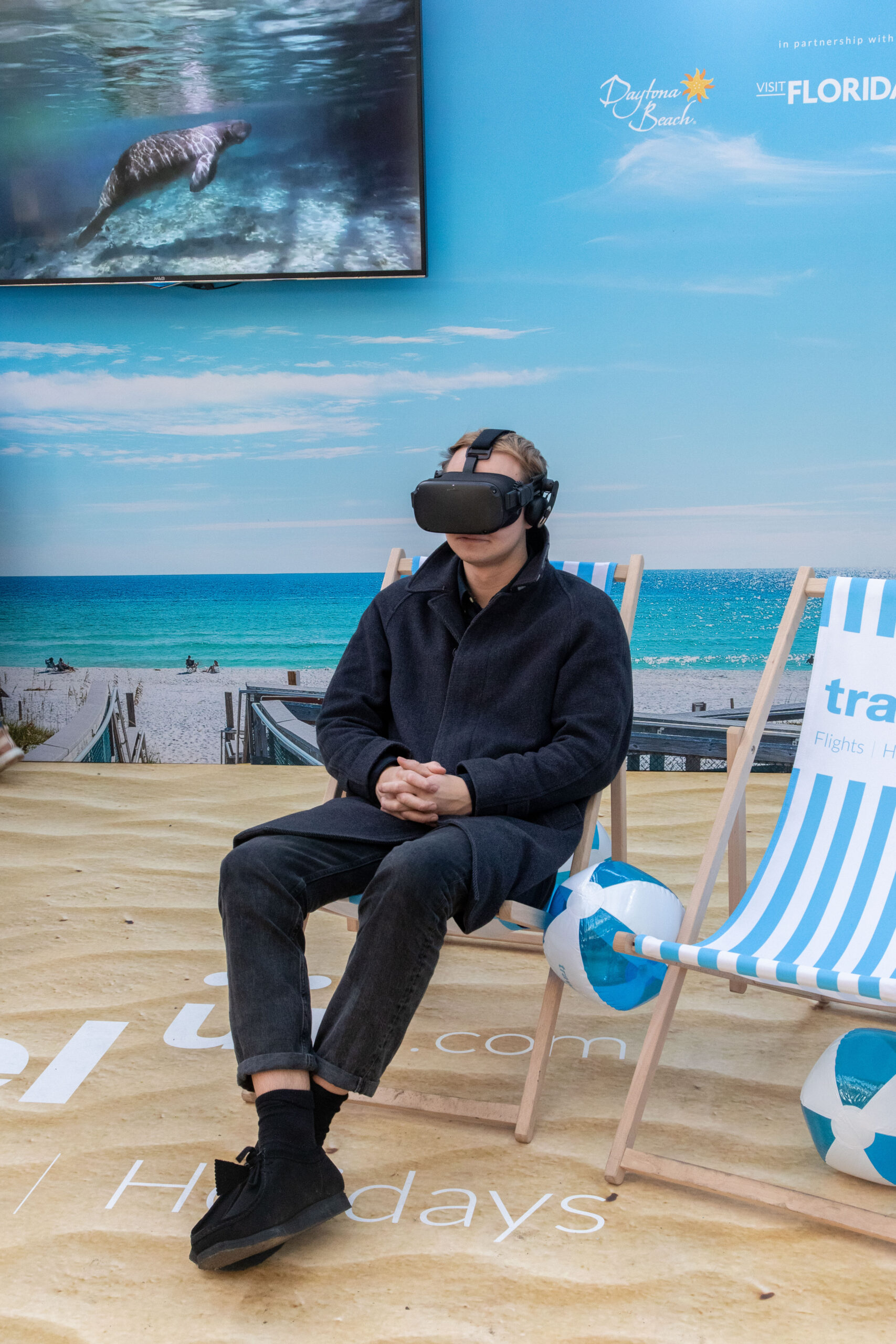 Travel Up, Florida Beach Pop-Up at London Waterloo