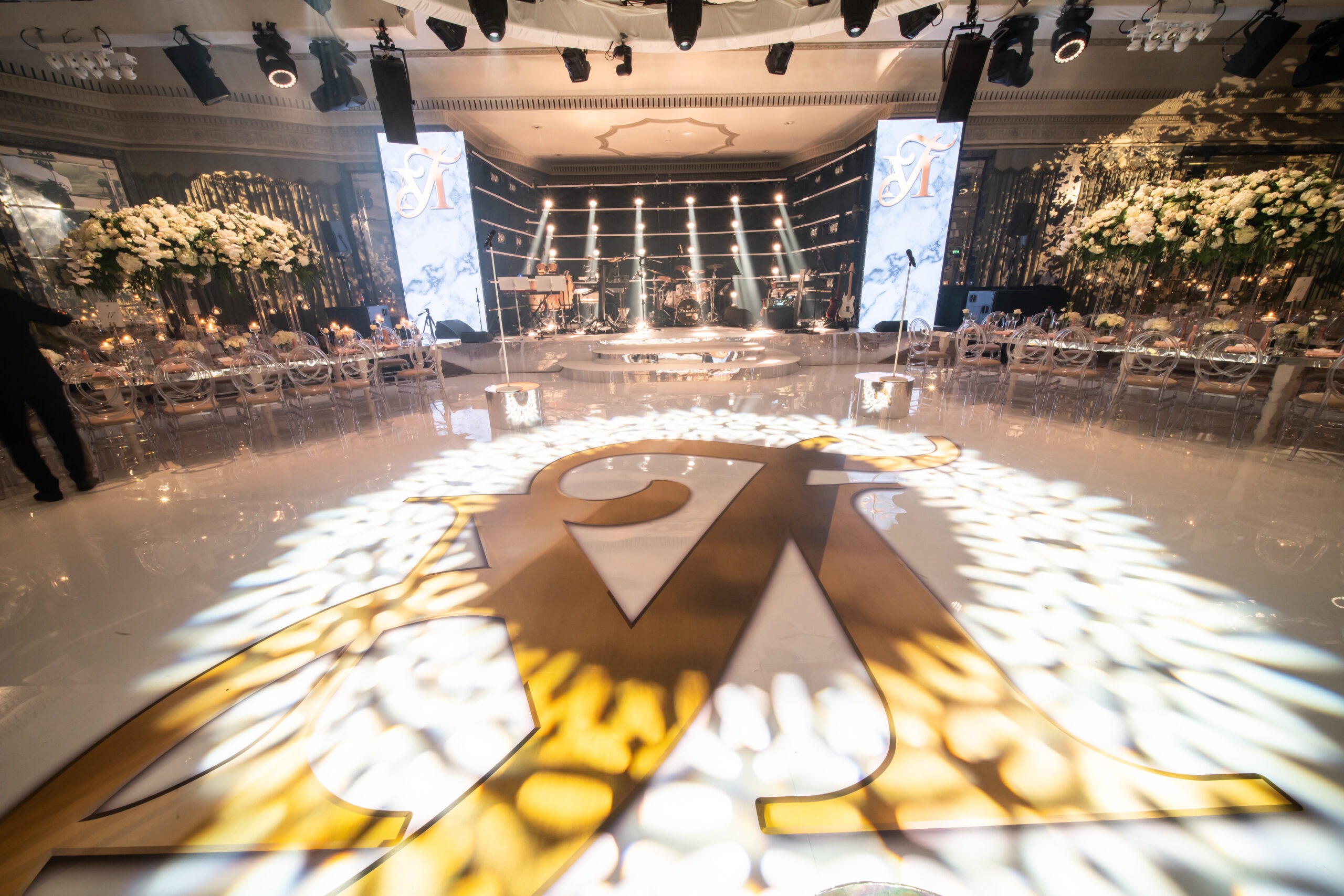 Wedding at The Dorchester London — AV production by Kudos AV