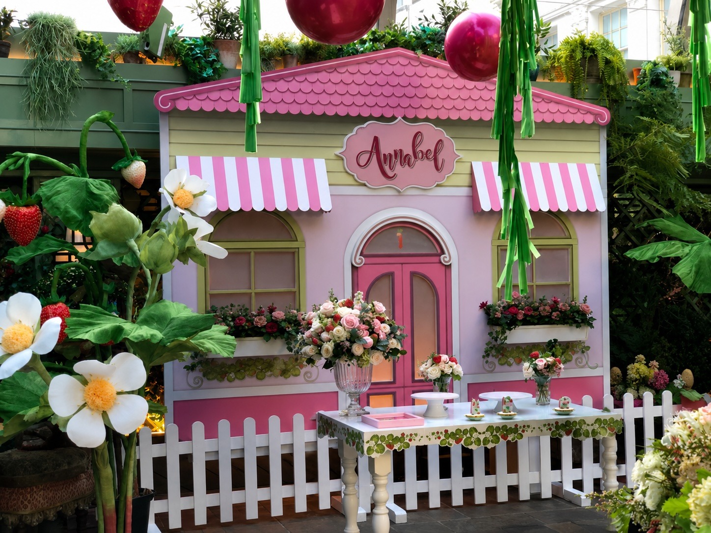 A Strawberry Garden Birthday at Annabel's — Kudos AV event production, photo 2