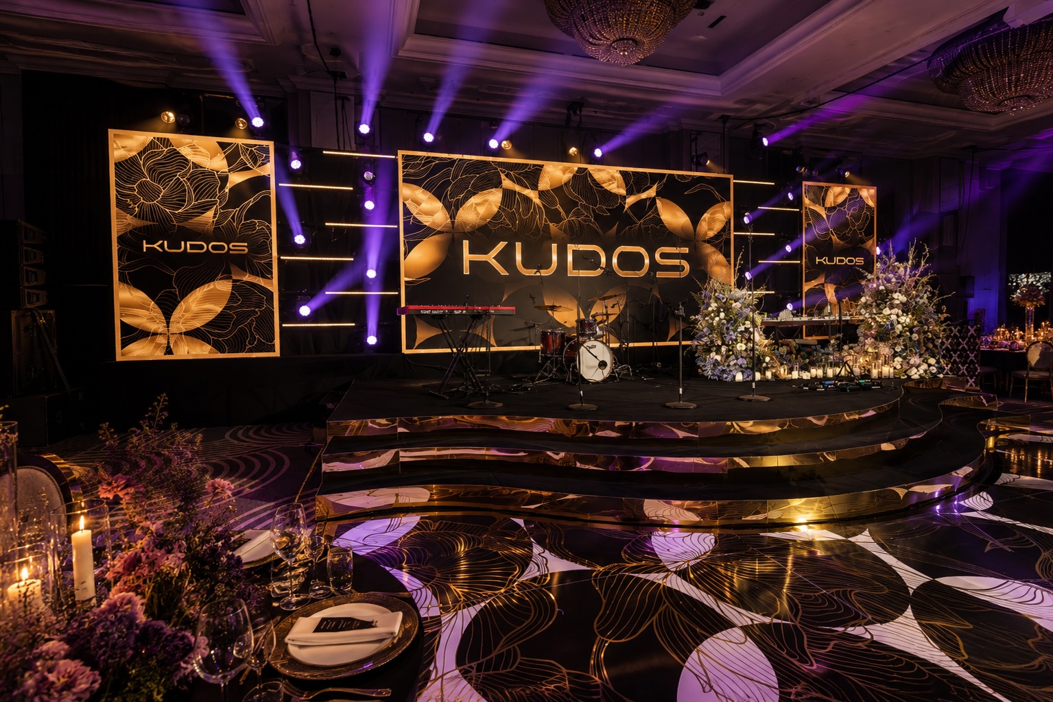 A Black Tie Celebration at the London Hilton on Park Lane — Kudos AV event production, photo 2